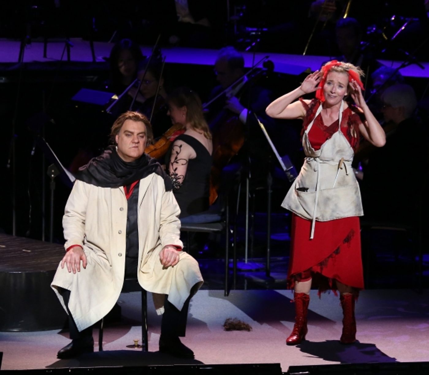 Photo Coverage: Attend the Tale! Inside the NY Philharmonic's SWEENEY TODD with Emma Thompson, Bryn Terfel & More!  Image