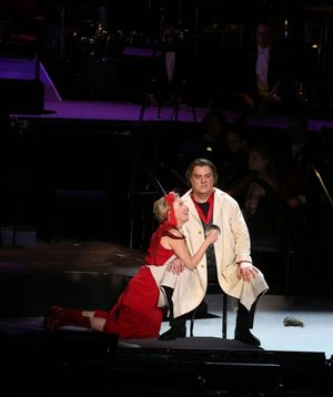 Byrn Terfel and Emma Thompson Photo