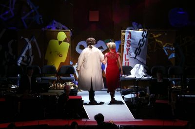 Byrn Terfel and Emma Thompson  Photo