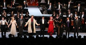 Jay Armstrong Johnson, Erin Mackey, Philip Quast, Byrn Terfel, Alan Gilbert, Emma Tho Photo