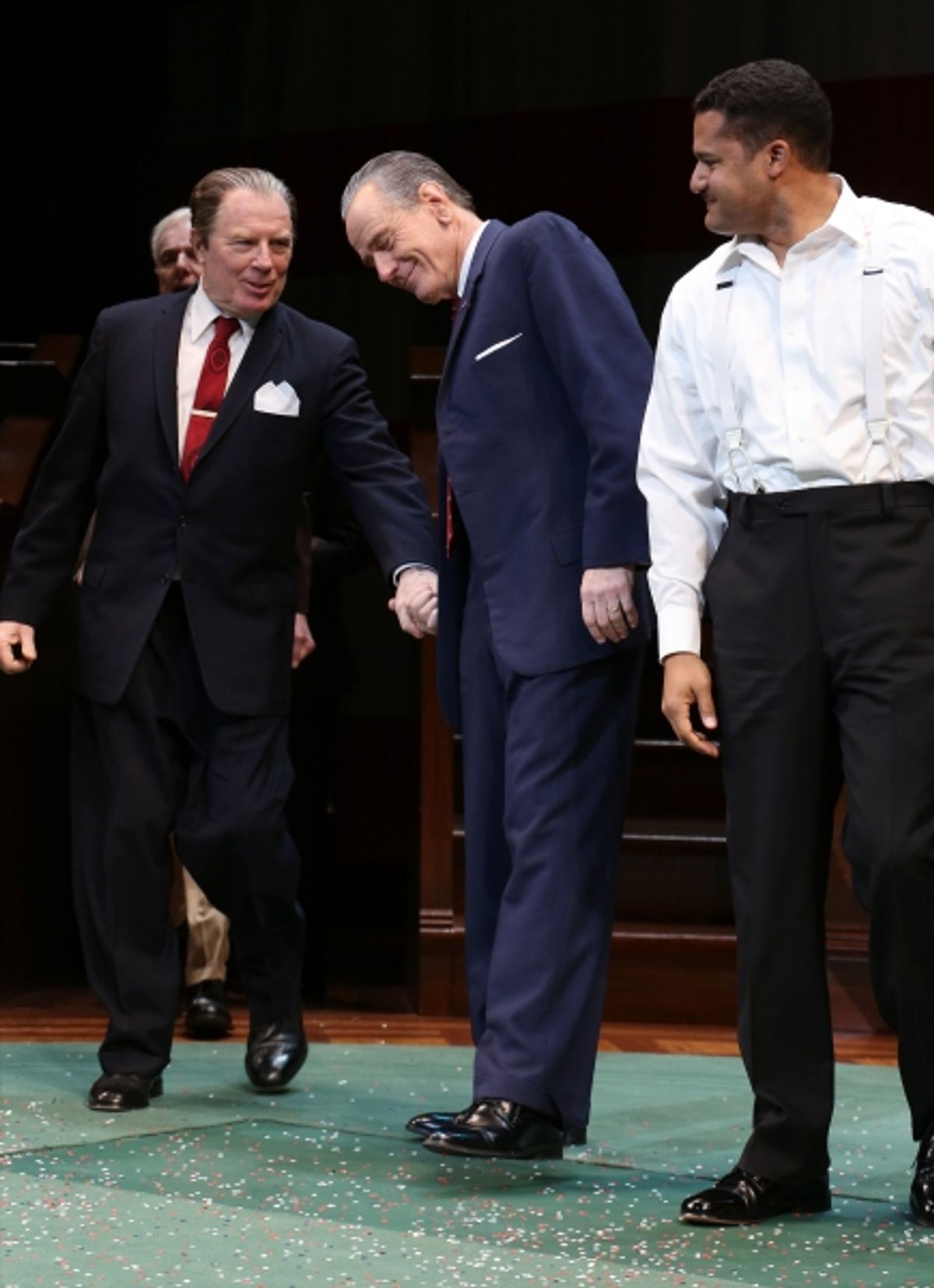 Michael McKean, Bryan Cranston and Brandon J. Dirden  at 