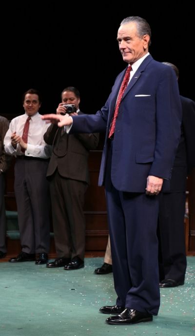 Bryan Cranston with Rob Campbell and Robert Petkoff   Photo