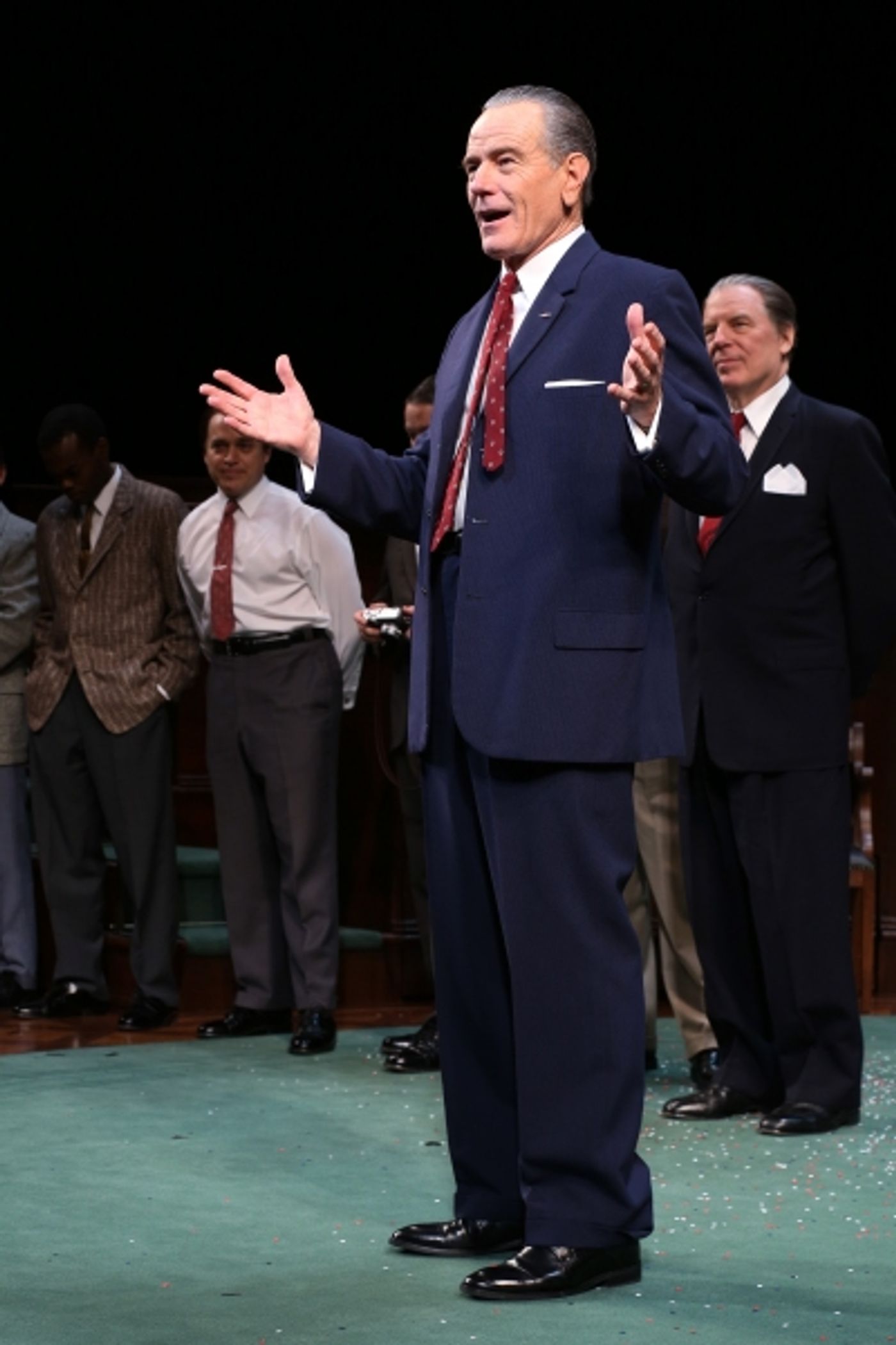 Photo Coverage: Bryan Cranston & the Cast of ALL THE WAY Take Opening Night Broadway Bows!  Image