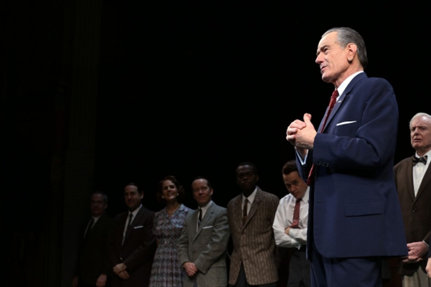 Photo Coverage: Bryan Cranston & the Cast of ALL THE WAY Take Opening Night Broadway Bows!  Image