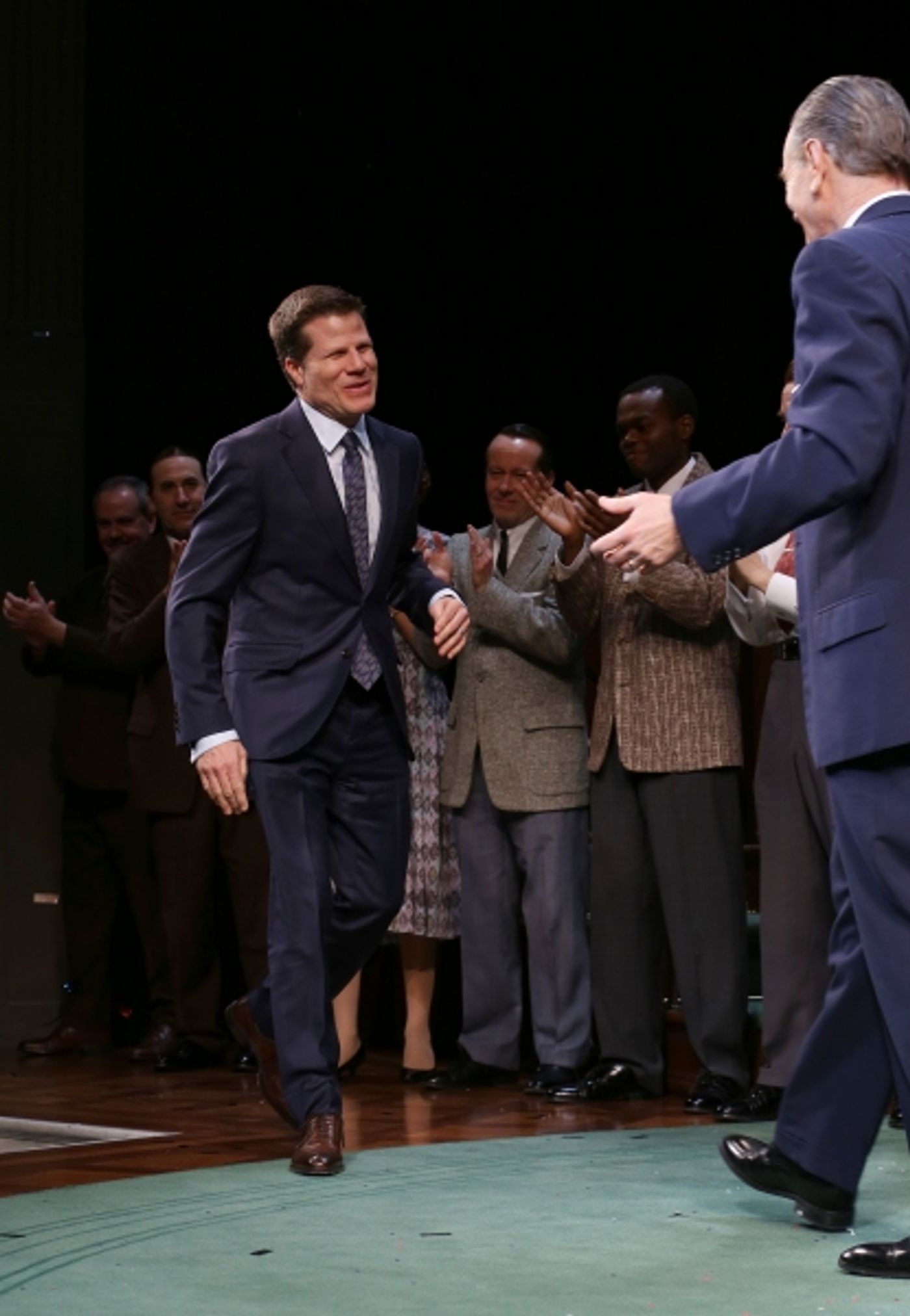 Photo Coverage: Bryan Cranston & the Cast of ALL THE WAY Take Opening Night Broadway Bows!  Image