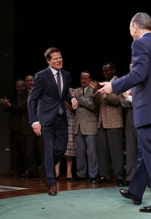 Director Bill Rauch and Bryan Cranston @ BroadwayWorld Director Bill Rauch and Bryan Cranston Photo