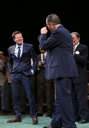 Director Bill Rauch and Bryan Cranston @ BroadwayWorld Director Bill Rauch and Bryan Cranston Photo