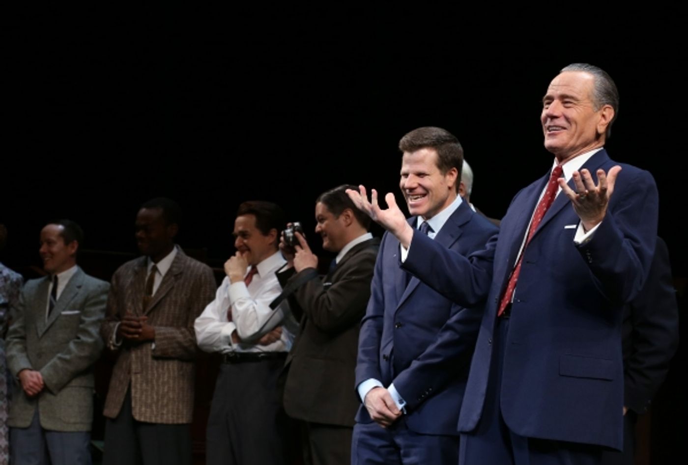 Photo Coverage: Bryan Cranston & the Cast of ALL THE WAY Take Opening Night Broadway Bows!  Image