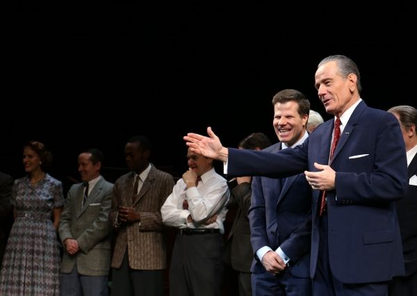 Director Bill Rauch, Robert Petkoff, John McMartin, Michael McKean, Bryan Cranston Pl Photo