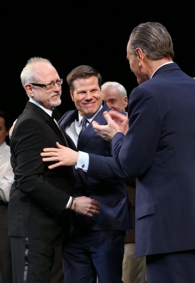 Playwright Robert Schenkkan, Director Bill Rauch and Bryan Cranston   Photo