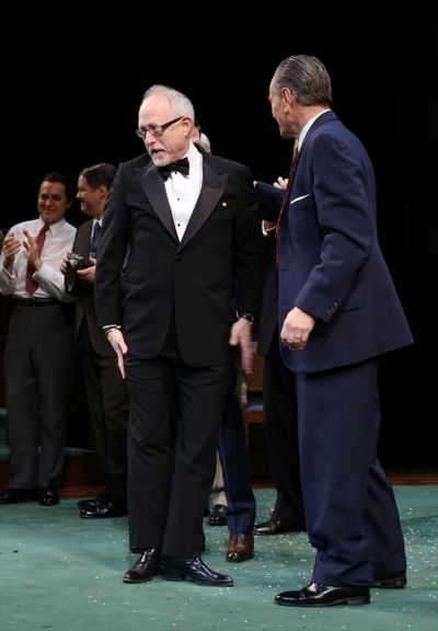 Playwright Robert Schenkkan and Bryan Cranston   Photo