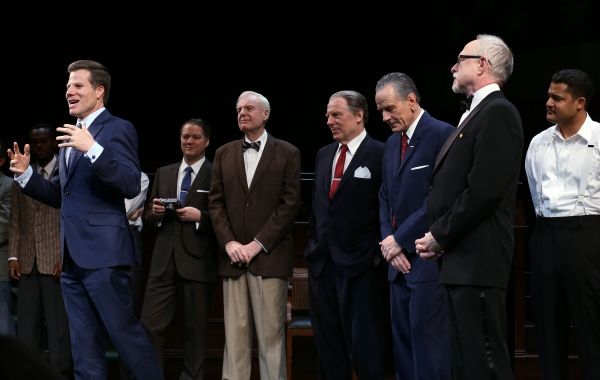 Director Bill Rauch, Robert Petkoff, John McMartin, Michael McKean, Bryan Cranston Pl Photo