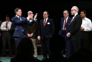 Director Bill Rauch, John McMartin, Michael McKean, Bryan Cranston Playwright Robert  Photo