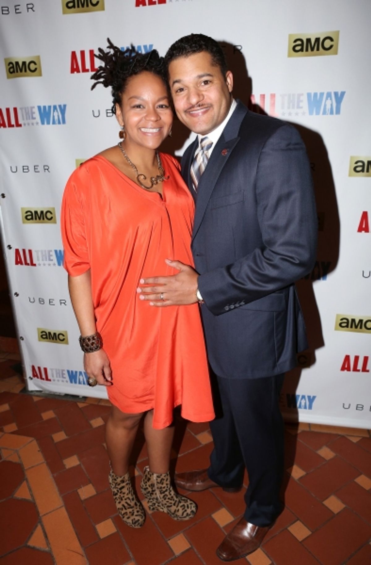 Crystal Dickinson and Brandon J. Dirden  at 