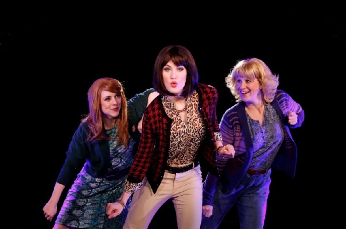 Kaitlyn Frotton, Chloe Williamson and Ashley Ward at 