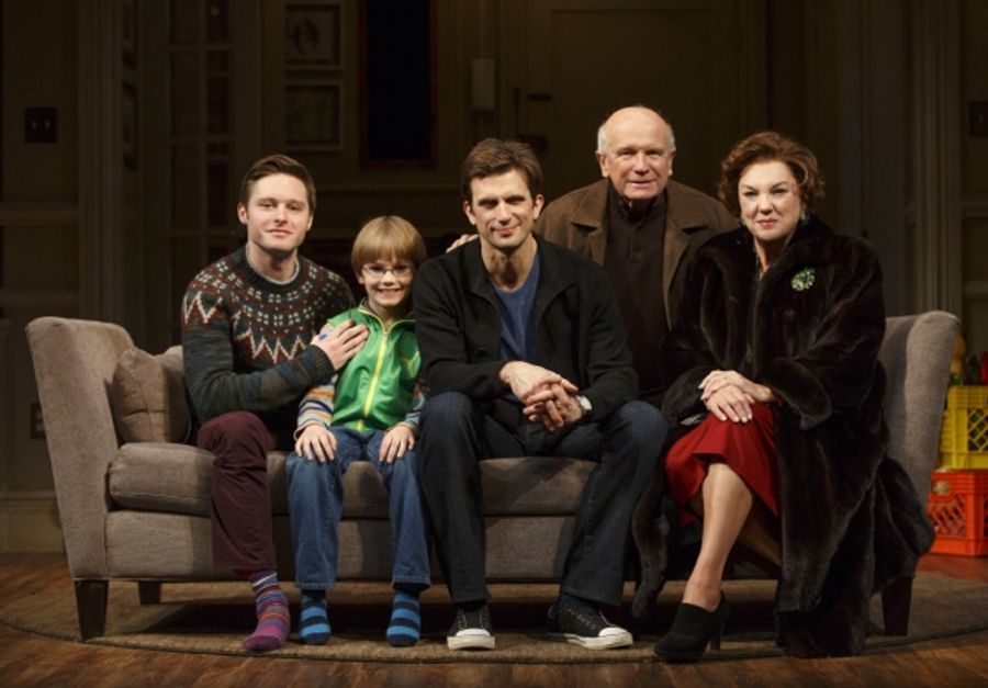 Photo Flash: First Look at Tyne Daly, Bobby Steggert & More in Broadway's MOTHERS AND SONS Image