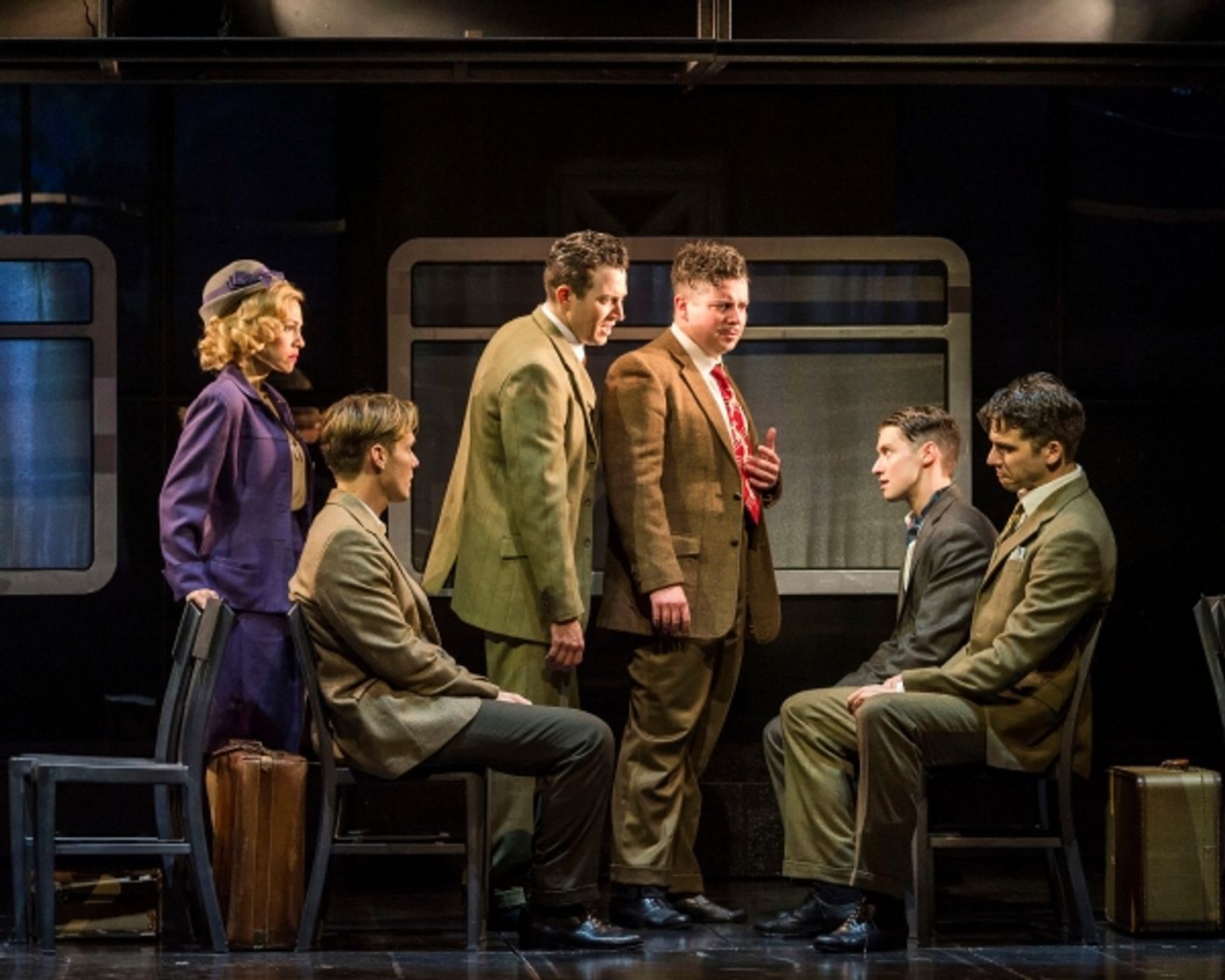 Photo Flash: First Look at Shayne Kennon, Will Blum, Leigh Ann Larkin & More in Barry Manilow's HARMONY at CTG/Ahmanson Theatre Photo Flash: First Look at Shayne Kennon, Will Blum, Leigh Ann Larkin & More in Barry Manilow's HARMONY at CTG/Ahmanson Theatre Image