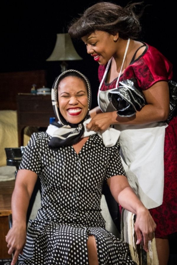 Jackie (Kyra Morris) and Mabel (KrenÃƒÂ©e A. Tolson)  Photo