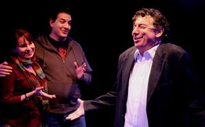 Sarah (Sara Gaston), Jamie (Sean Patrick Judge), and Richard (Jack Young) Photo