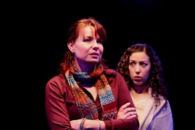Sarah (Sara Gaston) and Mandy (Lisa Villegas) Photo