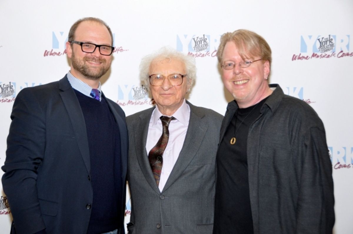 Carl Andress, Sheldon Harnick and Christopher McGovern at 