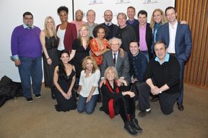 Sheldon Harnick, Margery Gray Harnick, Carl Andress, Christopher McGovern and Greg Santos (Assistant Director) join the cast- Jennifer Cody, Katie Rose Clarke, Mark Jacoby, Jillian Louis, Michael McCormick, Marcy McGuigan, Diane Phelan, Wayne Pretlow, J @ BroadwayWorld Sheldon Harnick, Margery Gray Harnick, Carl Andress, Christopher McGovern and Greg S Photo