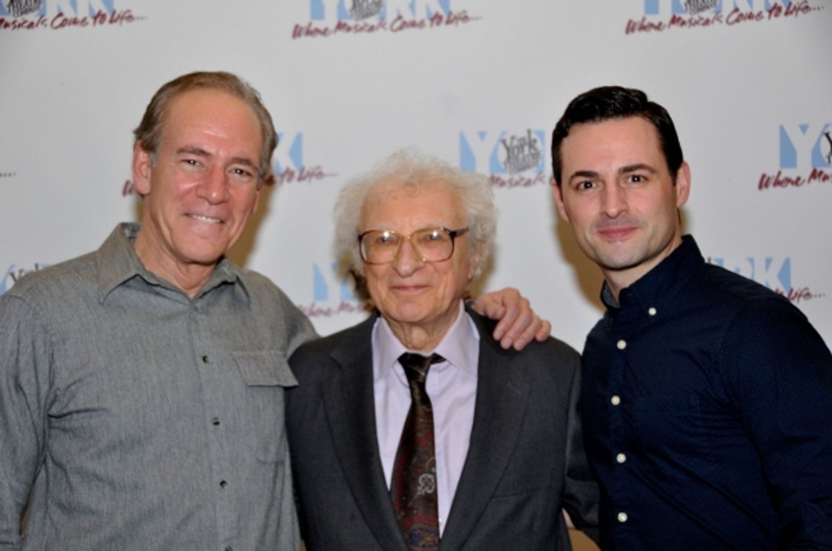Mark Jacoby, Sheldon Harnick and Max Von Essen at 