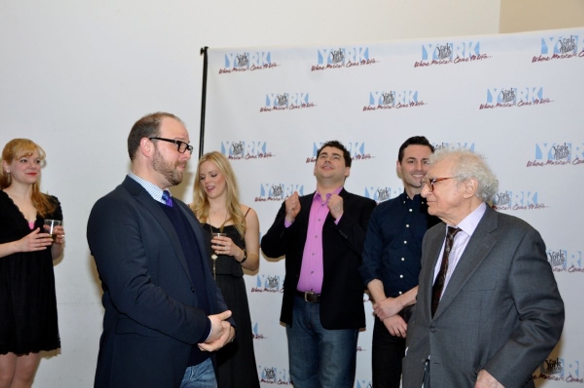 Jillian Louis, Carl Andress, Katie Rose Clarke, Kendal Sparks, Max Von Essen and Sheldon Harnick at 