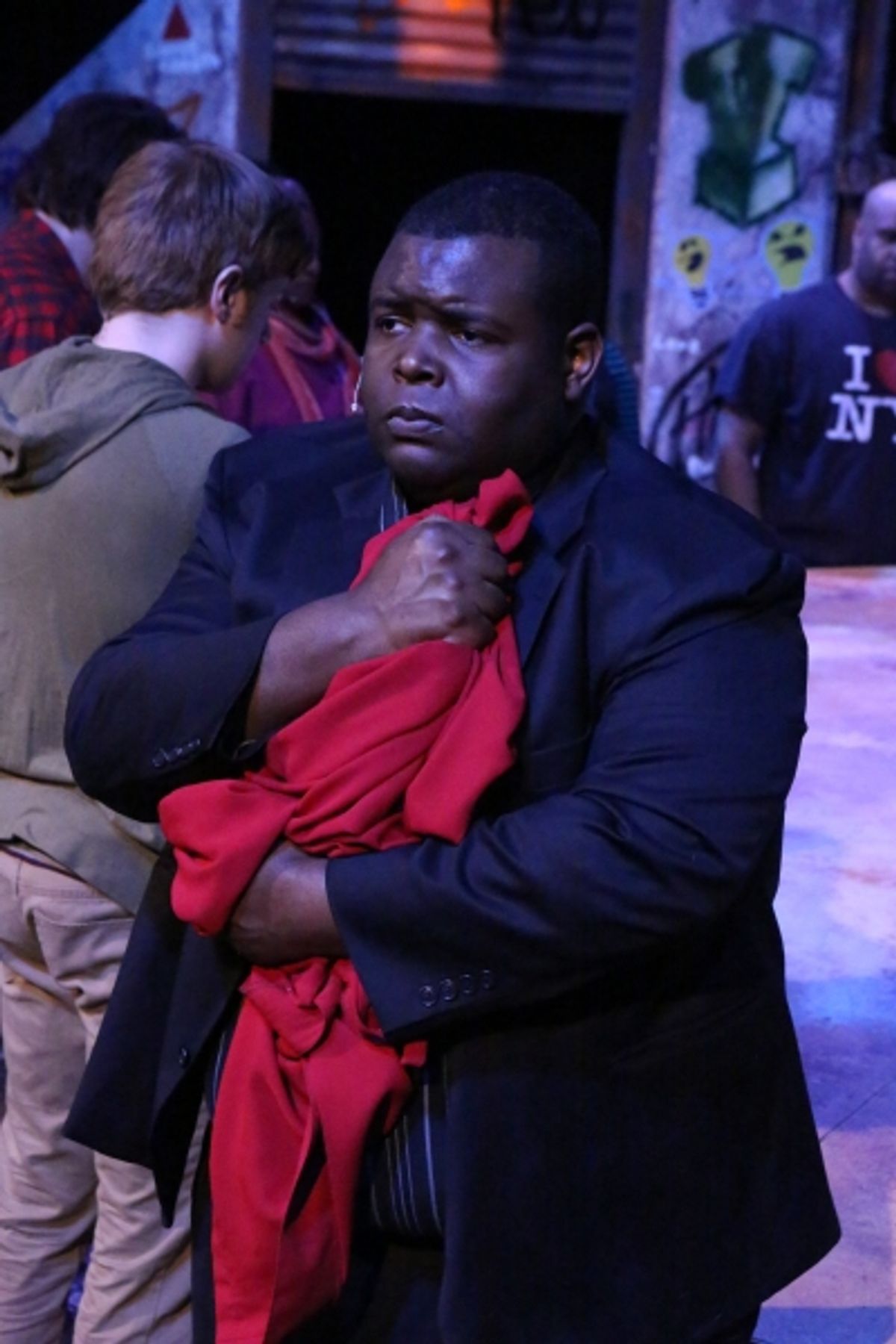 Marshall Jennings (as Collins) singing the reprise of ''I''ll Cover You'' at 