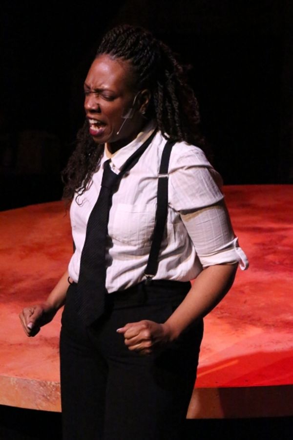 Cody LaShea (as Joanne) singing ''Tango: Maureen'' Photo