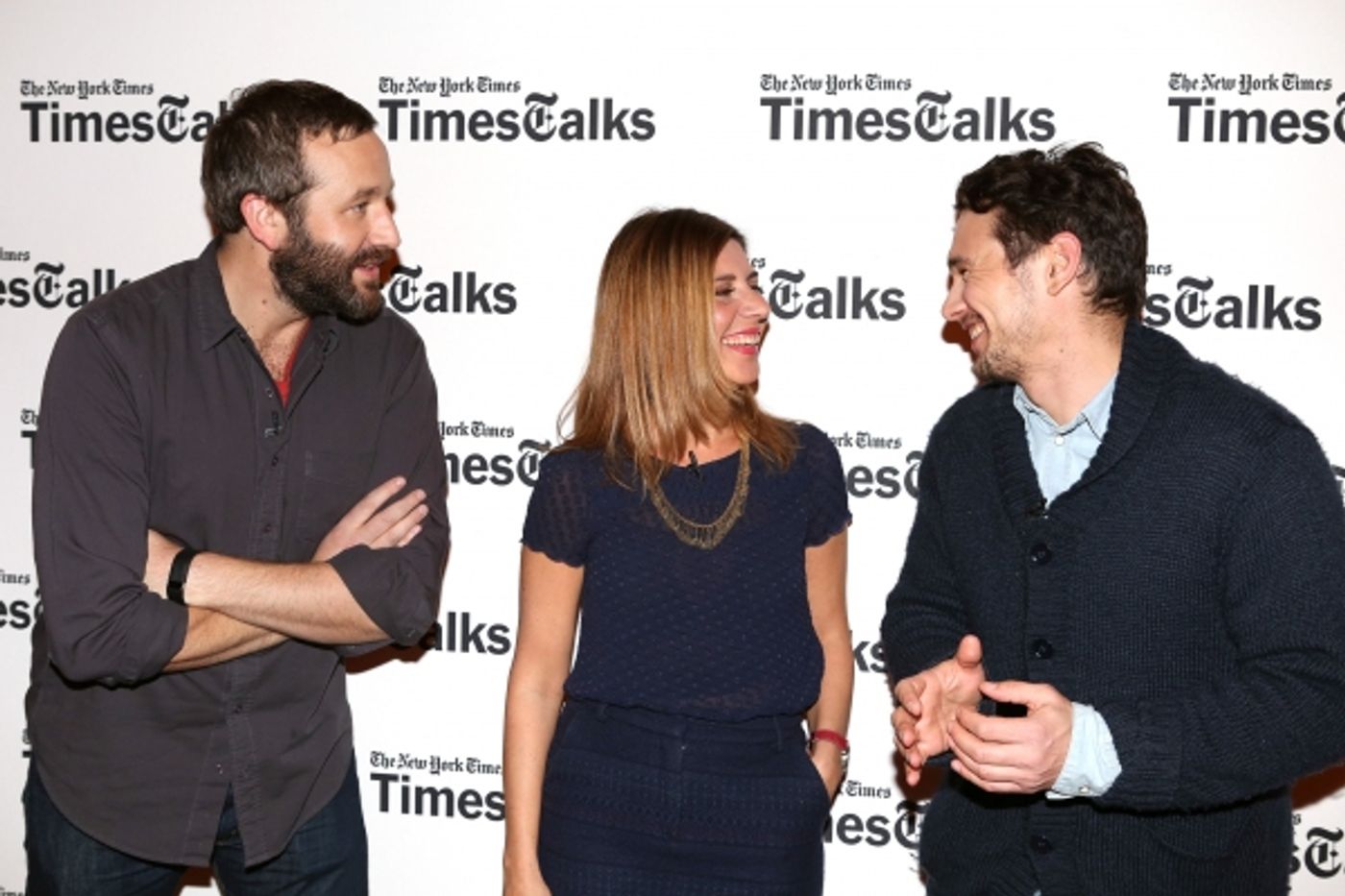 Photo Coverage: OF MICE AND MEN's James Franco and Chris O'Dowd Stop by 'TimesTalks' Photo Coverage: OF MICE AND MEN's James Franco and Chris O'Dowd Stop by 'TimesTalks' Image