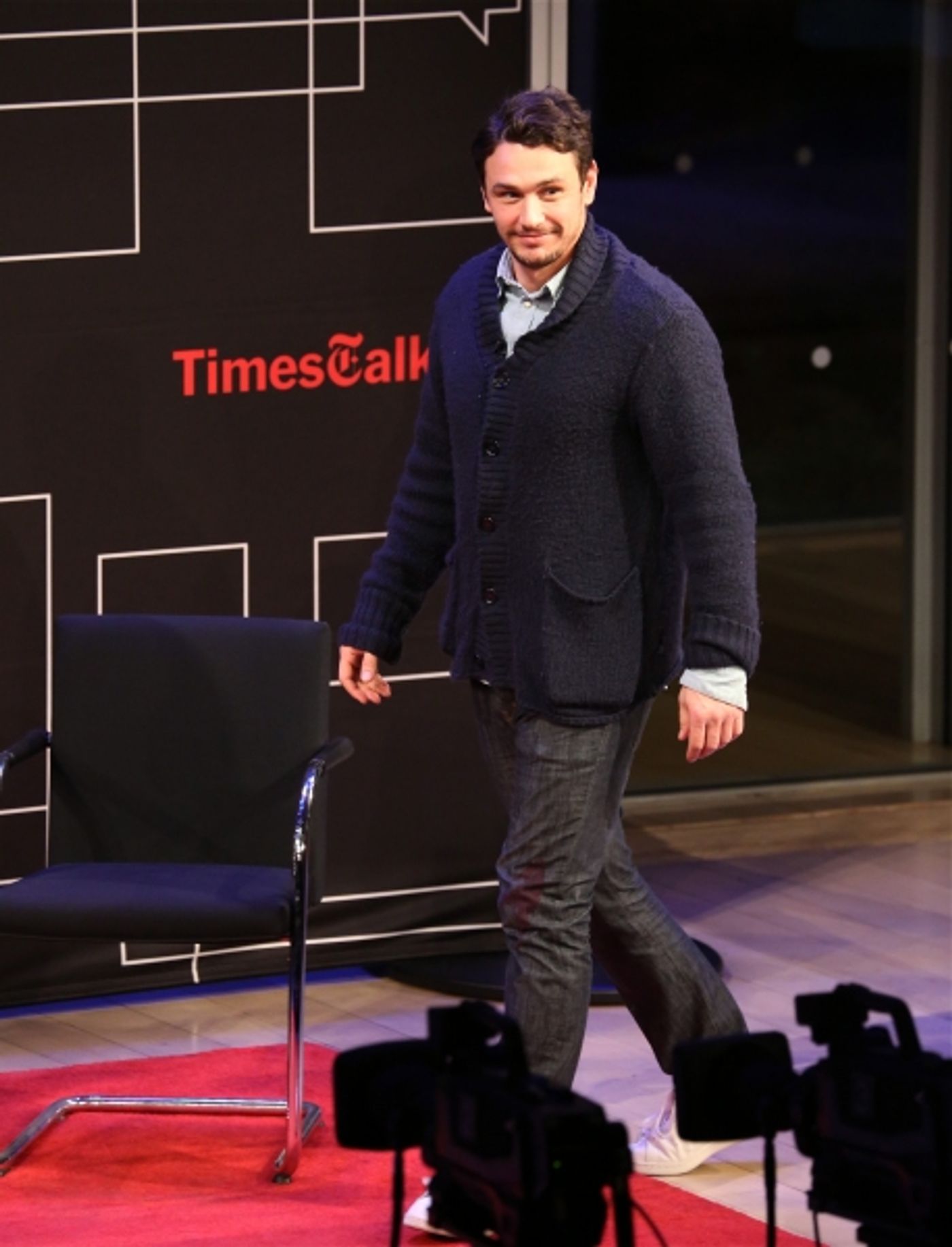 Photo Coverage: OF MICE AND MEN's James Franco and Chris O'Dowd Stop by 'TimesTalks'  Image