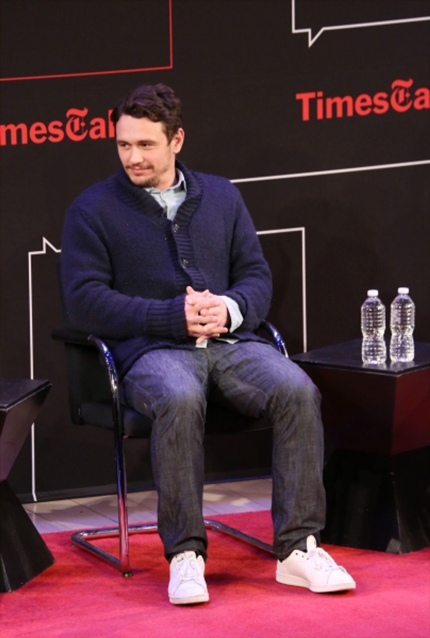 Photo Coverage: OF MICE AND MEN's James Franco and Chris O'Dowd Stop by 'TimesTalks'  Image