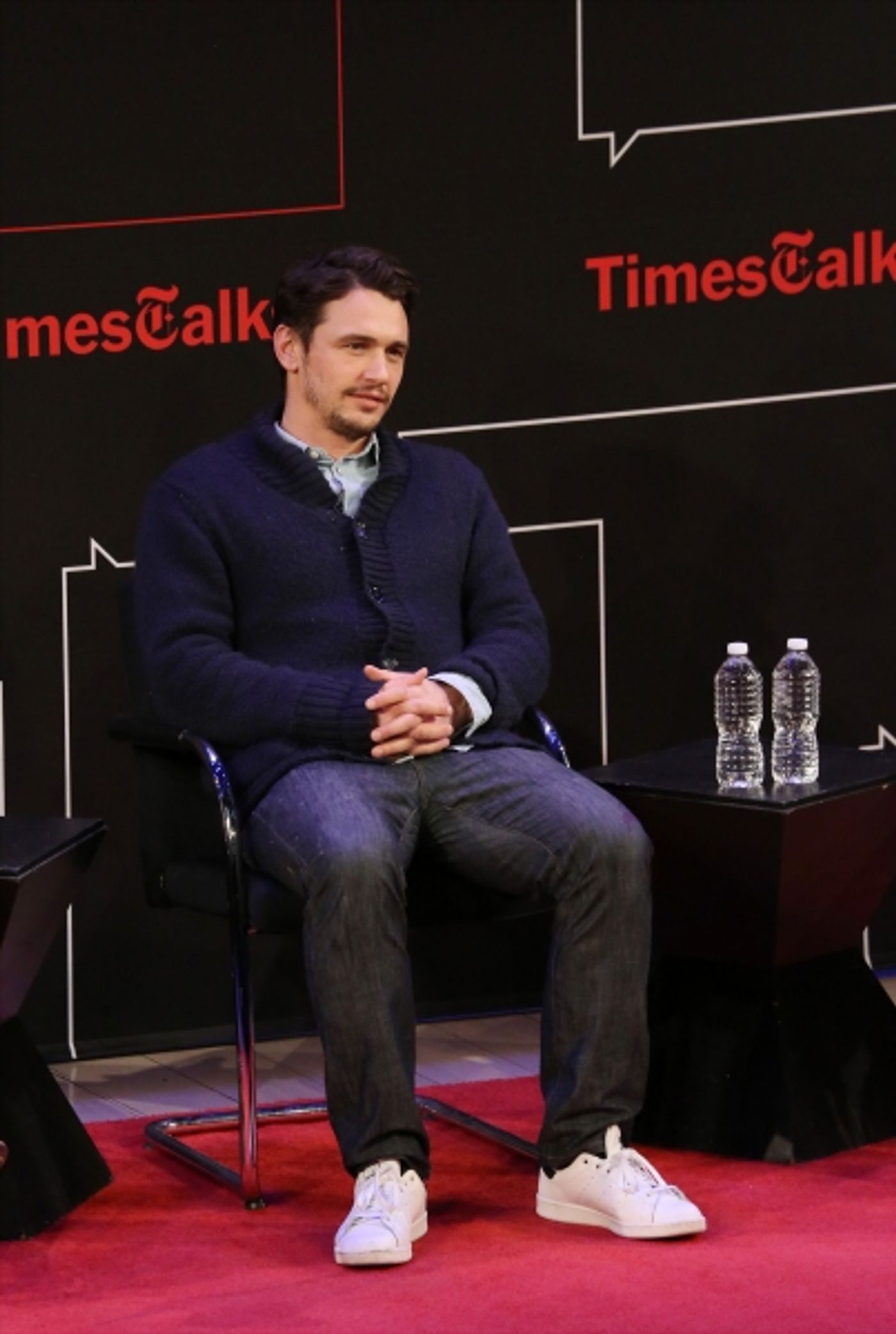Photo Coverage: OF MICE AND MEN's James Franco and Chris O'Dowd Stop by 'TimesTalks'  Image