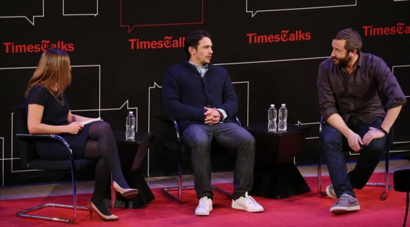Photo Coverage: OF MICE AND MEN's James Franco and Chris O'Dowd Stop by 'TimesTalks' Photo Coverage: OF MICE AND MEN's James Franco and Chris O'Dowd Stop by 'TimesTalks' Image