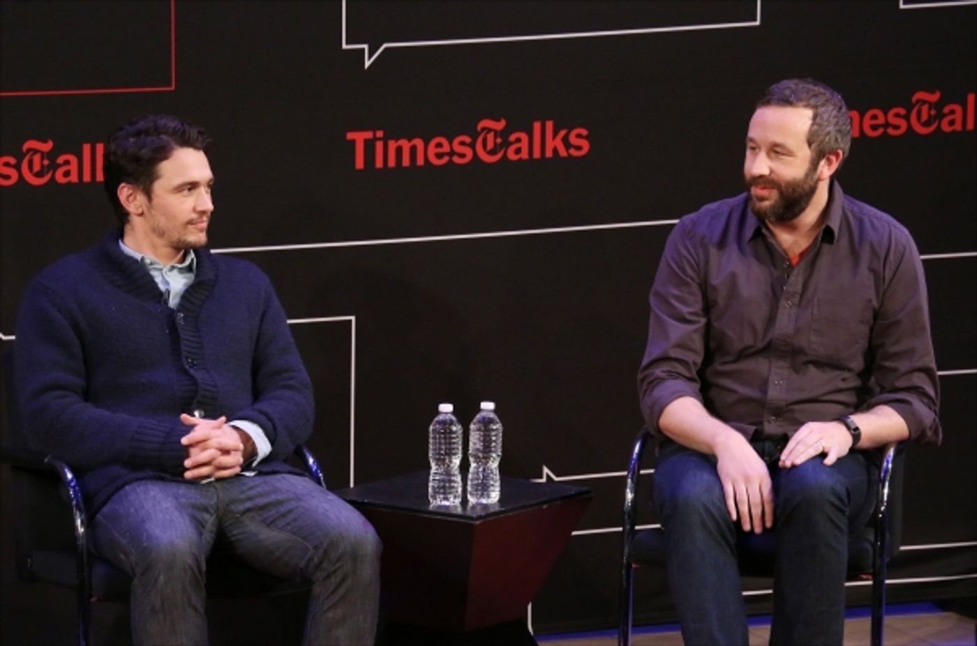 Photo Coverage: OF MICE AND MEN's James Franco and Chris O'Dowd Stop by 'TimesTalks'  Image
