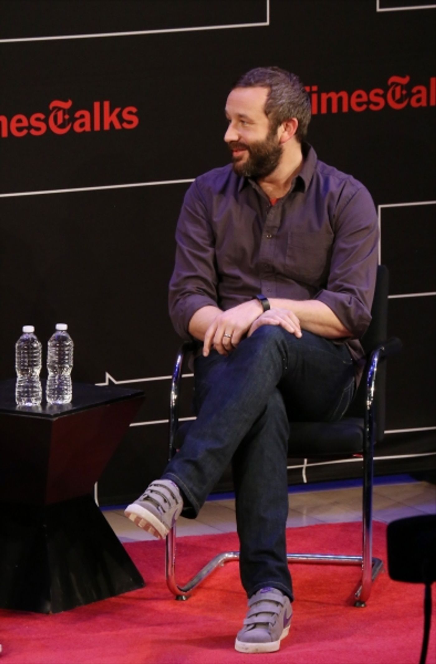 Photo Coverage: OF MICE AND MEN's James Franco and Chris O'Dowd Stop by 'TimesTalks'  Image