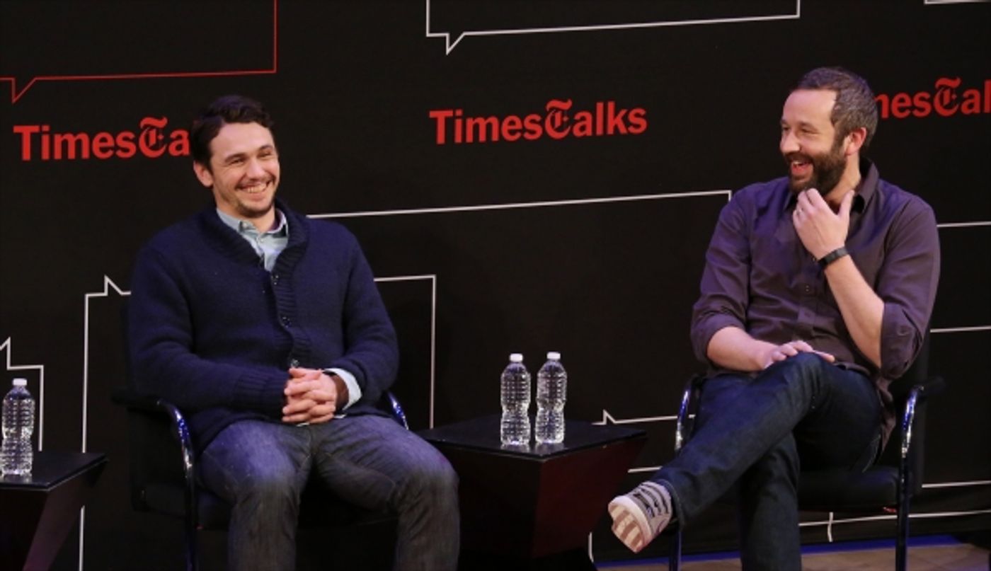 Photo Coverage: OF MICE AND MEN's James Franco and Chris O'Dowd Stop by 'TimesTalks'  Image