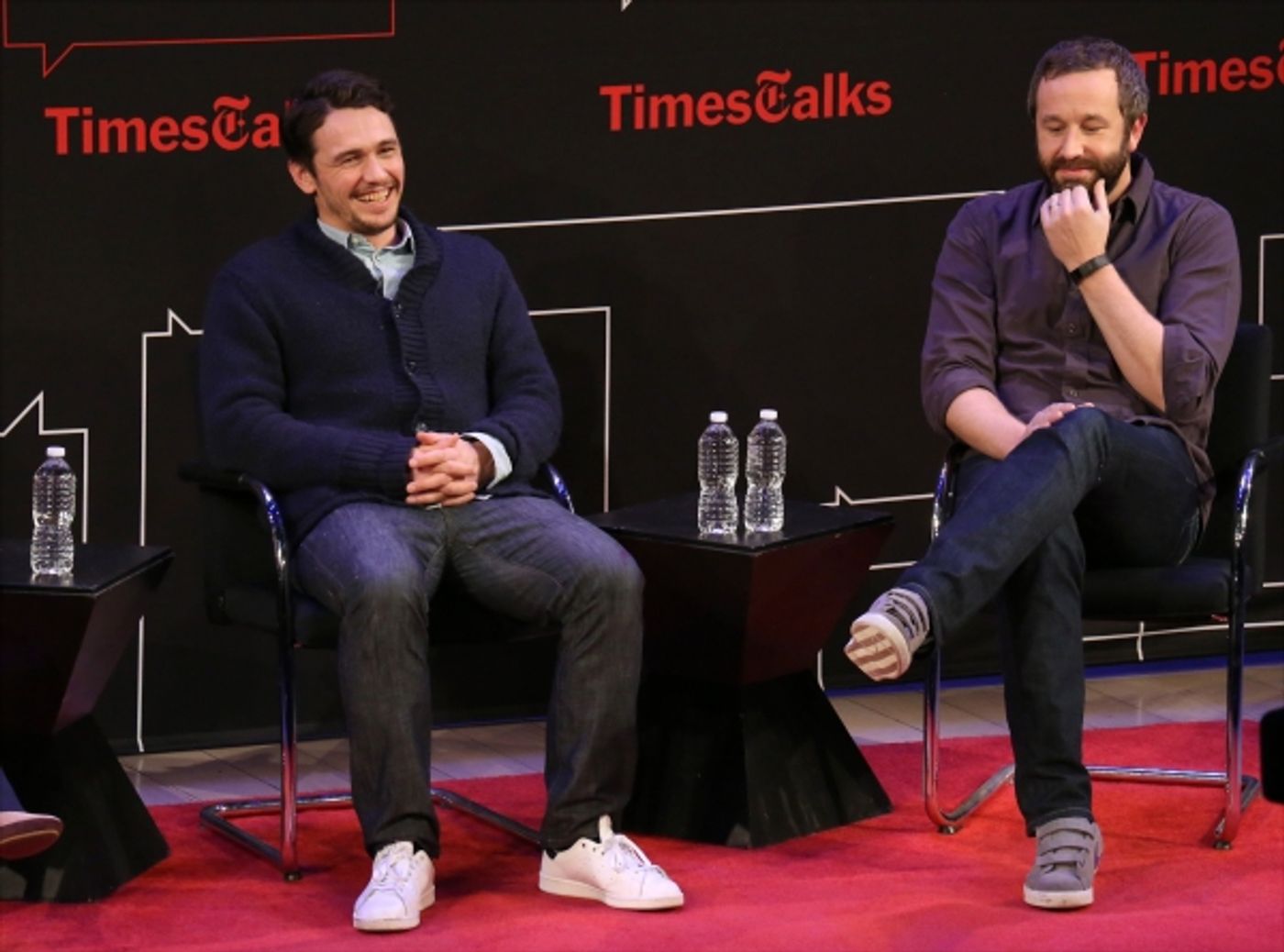 Photo Coverage: OF MICE AND MEN's James Franco and Chris O'Dowd Stop by 'TimesTalks'  Image