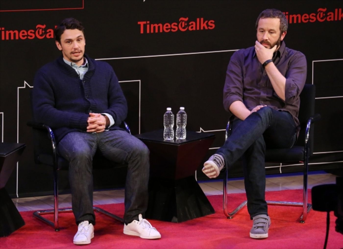 Photo Coverage: OF MICE AND MEN's James Franco and Chris O'Dowd Stop by 'TimesTalks'  Image