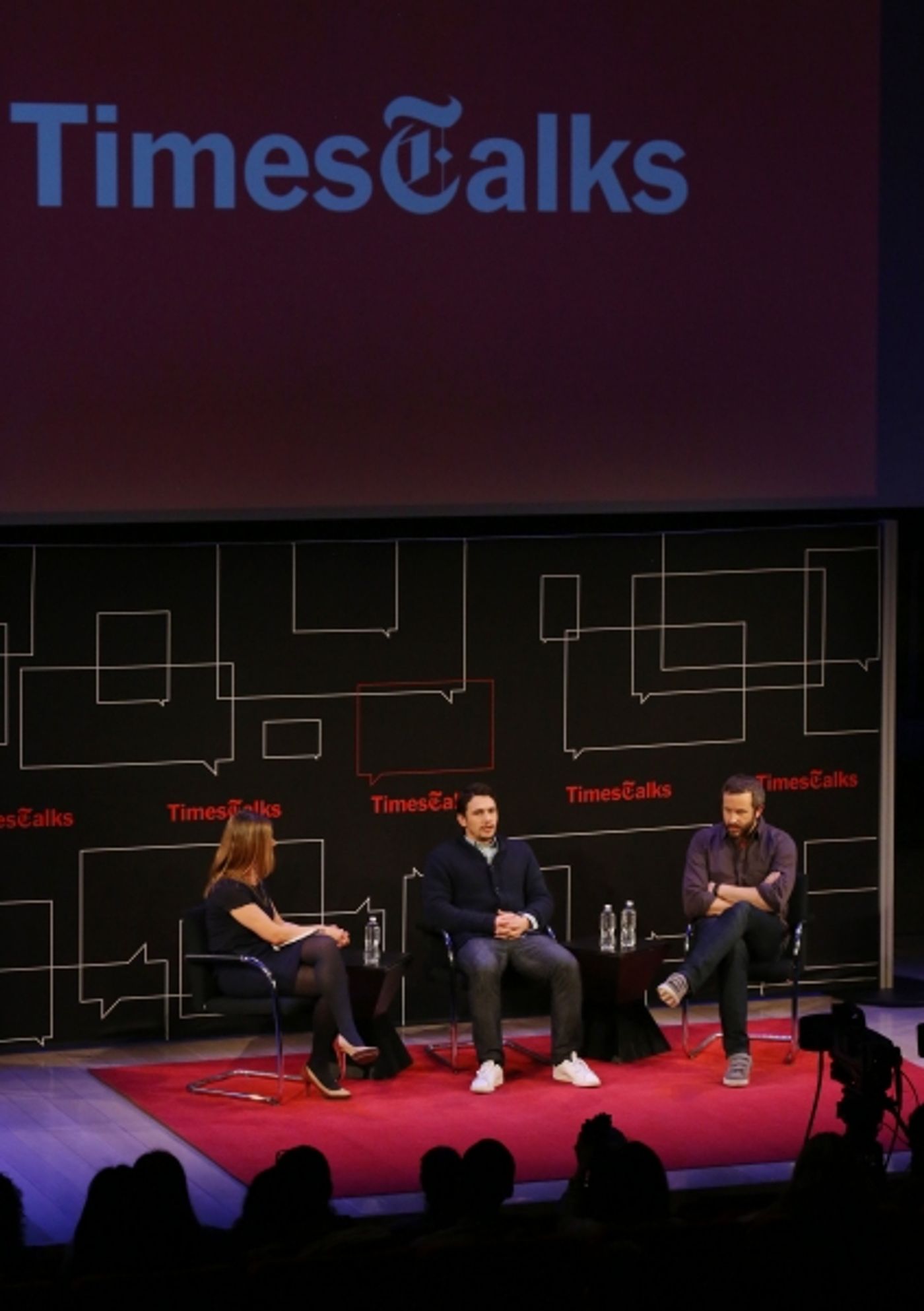 Photo Coverage: OF MICE AND MEN's James Franco and Chris O'Dowd Stop by 'TimesTalks' Photo Coverage: OF MICE AND MEN's James Franco and Chris O'Dowd Stop by 'TimesTalks' Image