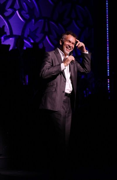 Brian Stokes Mitchell introduces k.d. lang  Photo