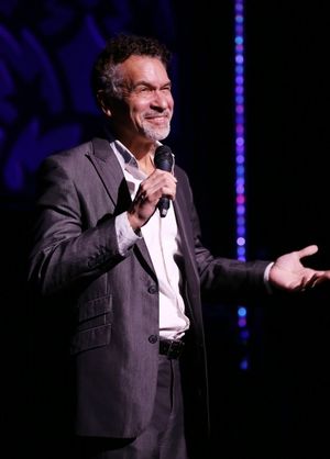 Brian Stokes Mitchell introduces k.d. lang  Photo