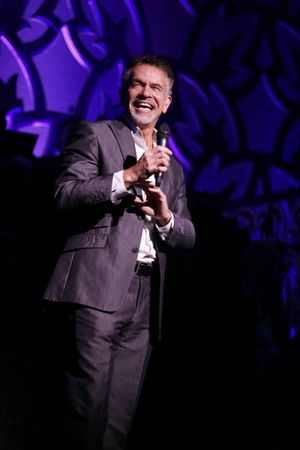 Brian Stokes Mitchell introduces k.d. lang  Photo