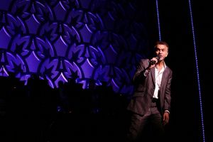Brian Stokes Mitchell introduces k.d. lang @ BroadwayWorld Brian Stokes Mitchell introduces k.d. lang Photo