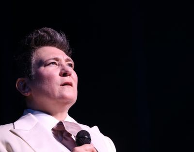k.d. lang performs ''Hallelujah''  Photo