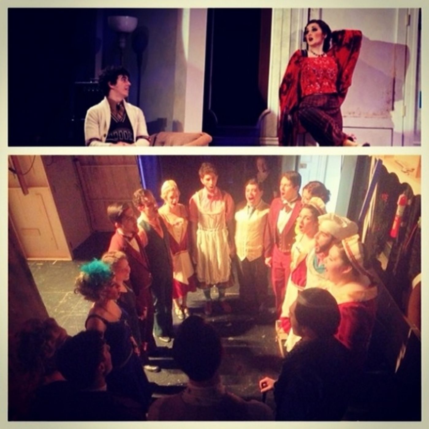 Photo Flash: Saturday Intermission Pics, March 8 - THE FANTASTICKS Prepare to Spring Ahead, KINKY BOOTS Welcomes ROCKY & More!  Image