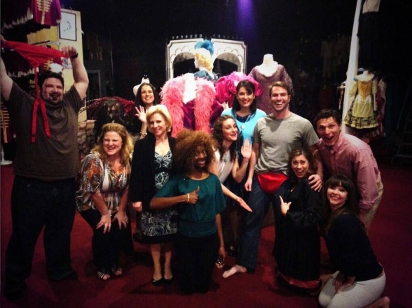 Photo Flash: Saturday Intermission Pics, March 8 - THE FANTASTICKS Prepare to Spring Ahead, KINKY BOOTS Welcomes ROCKY & More!  Image