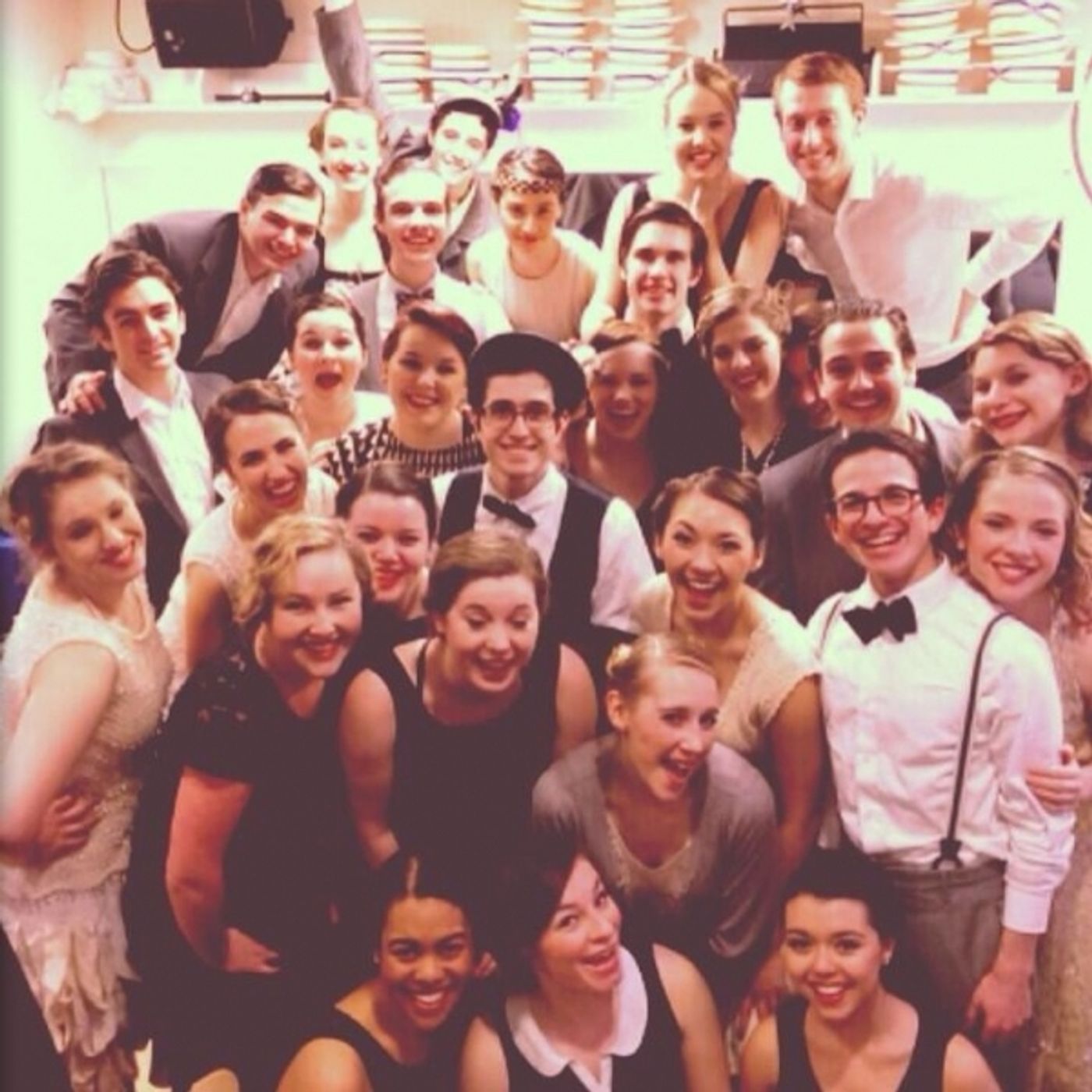 Photo Flash: Saturday Intermission Pics, March 8 - THE FANTASTICKS Prepare to Spring Ahead, KINKY BOOTS Welcomes ROCKY & More!  Image