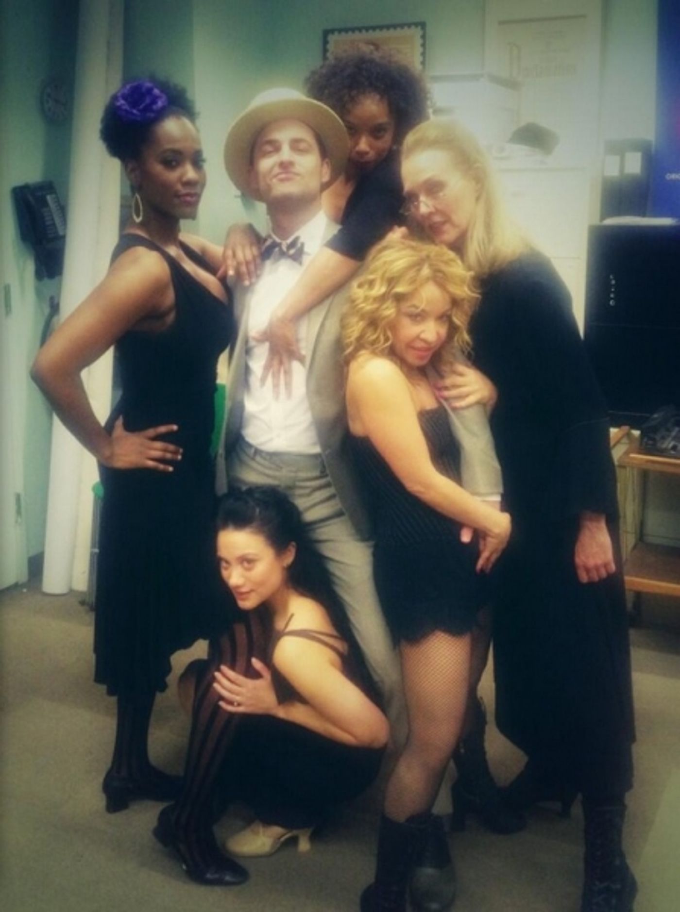 Photo Flash: Saturday Intermission Pics, March 8 - THE FANTASTICKS Prepare to Spring Ahead, KINKY BOOTS Welcomes ROCKY & More!  Image